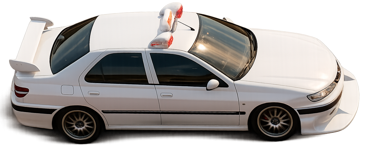 Peugeot 406 Taxi inspir�e du film Taxi