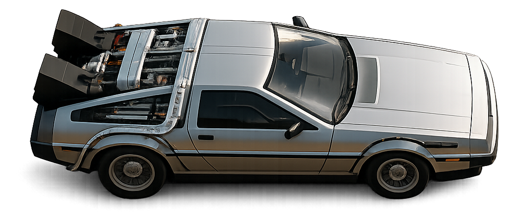 DeLorean inspir�e du film Retour vers le Futur