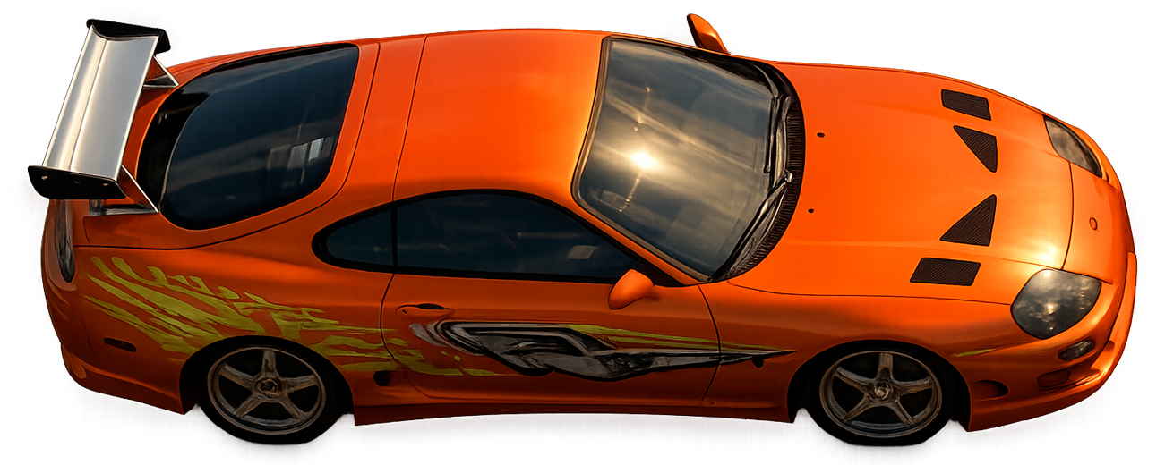 Toyota Supra inspir�e des films de course automobiles