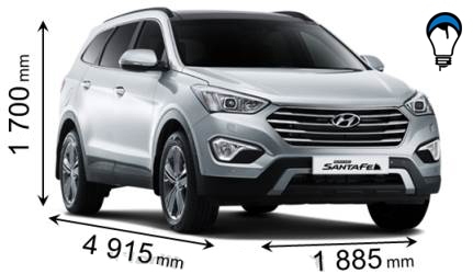 Hyundai grand santa fe - 2013