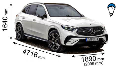 Mercedes benz GLC SUV - 2023