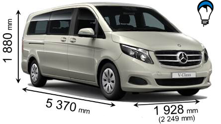 Mercedes benz v extralong - 2014