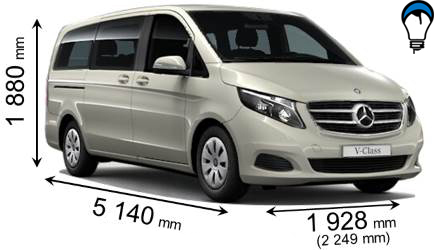 Mercedes benz v long - 2014