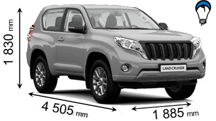 Toyota LAND CRUISER 3P - 2013