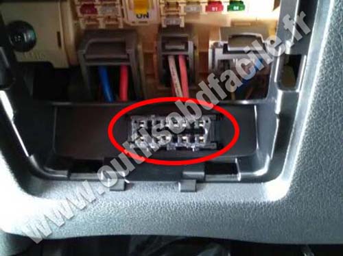 Kia Sportage IV (2016 - ...) — Voici le connecteur OBD