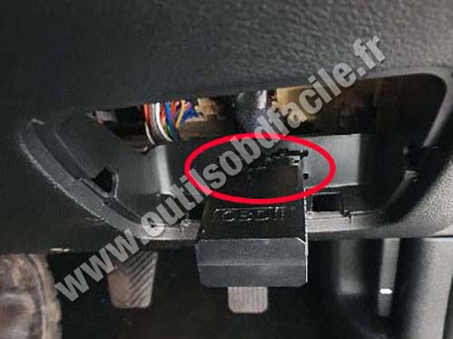 Kia XCeed (2022 - ...) RHD — Voici la prise OBD